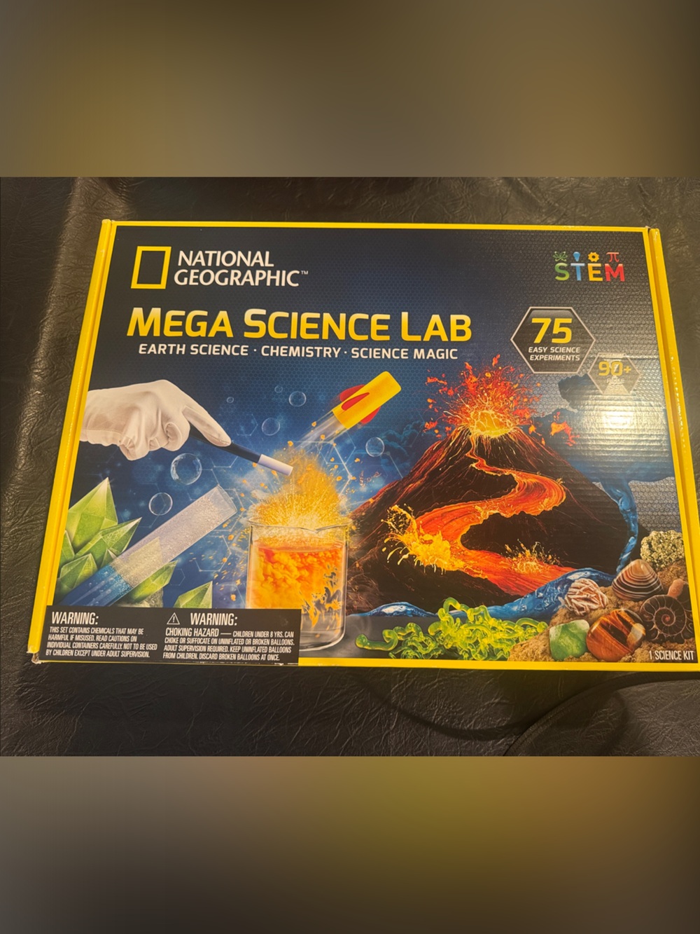 National Geographic Mega Science Lab — Yellow and Blue STEM Kit - Brand New